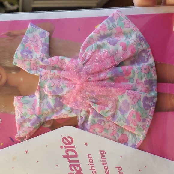 Barbie Fashion greeting card with dress - Picture 4 of 4